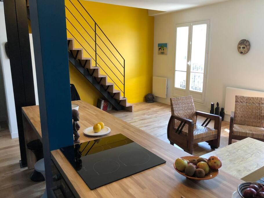 Appartement Duplex Refait A Neuf Calme Et Lumineux Paris Extérieur photo