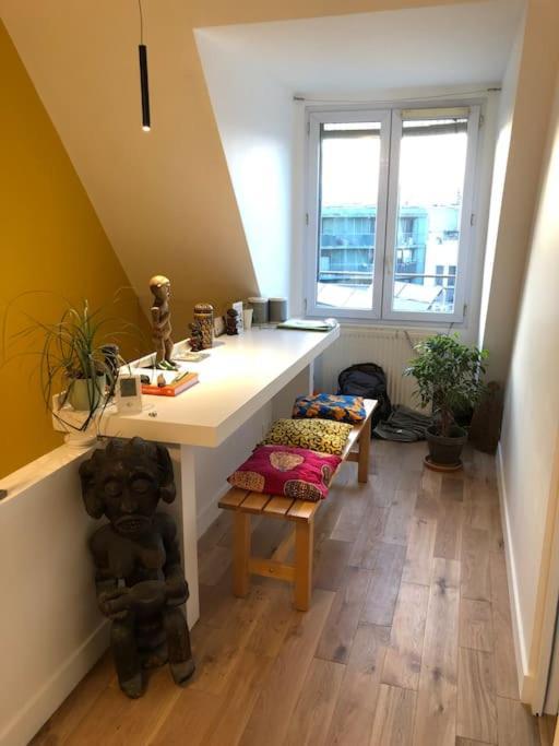 Appartement Duplex Refait A Neuf Calme Et Lumineux Paris Extérieur photo